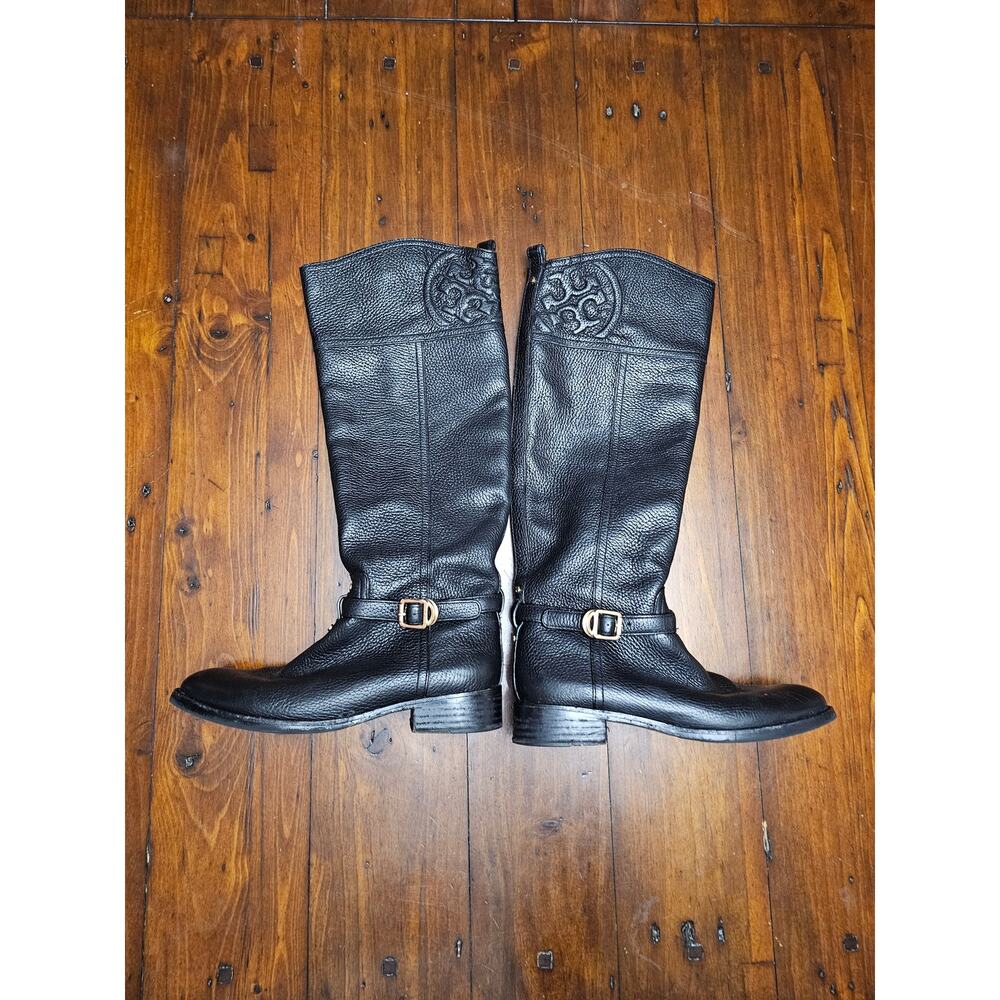 TORY BURCH MARLENE LEATHER‎ RIDING BOOTS 6.5